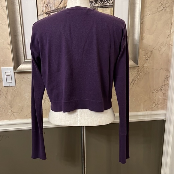 Marni Purple Crewneck Cropped Sweater size 40 - Picture 3 of 13